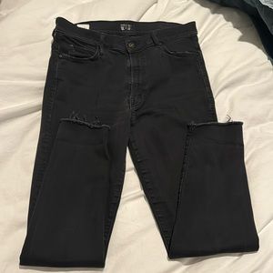 MOTHER Stunner Zip Ankle jeans